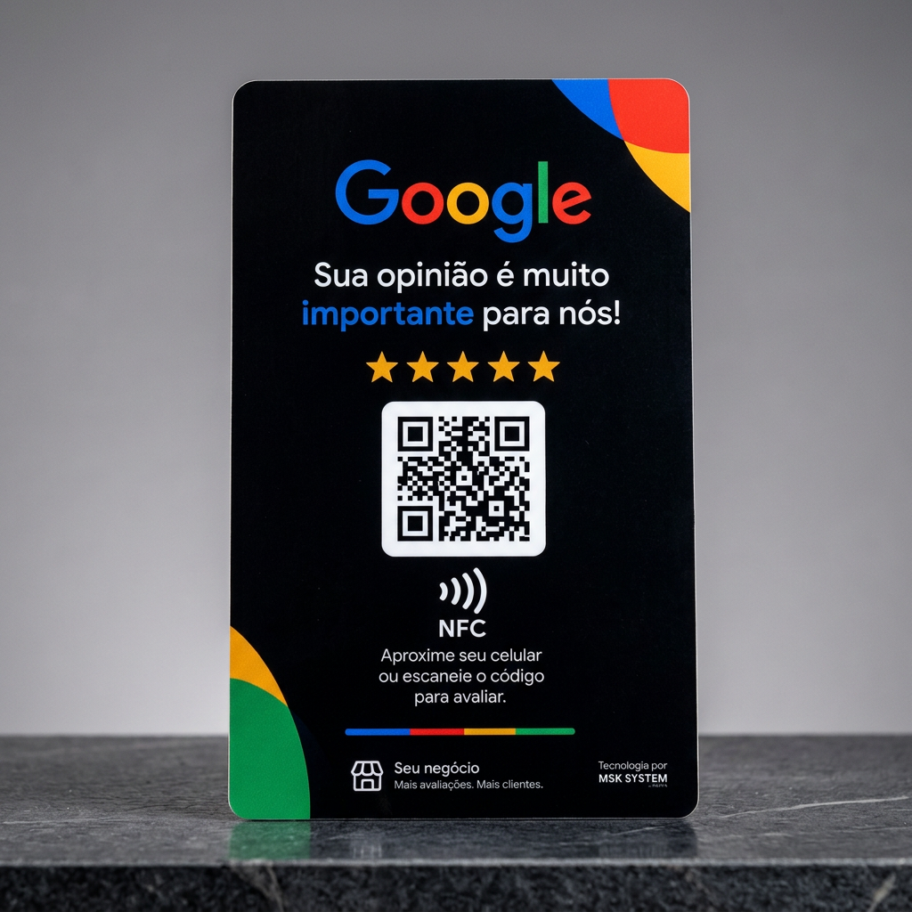 Cartão NFC Google