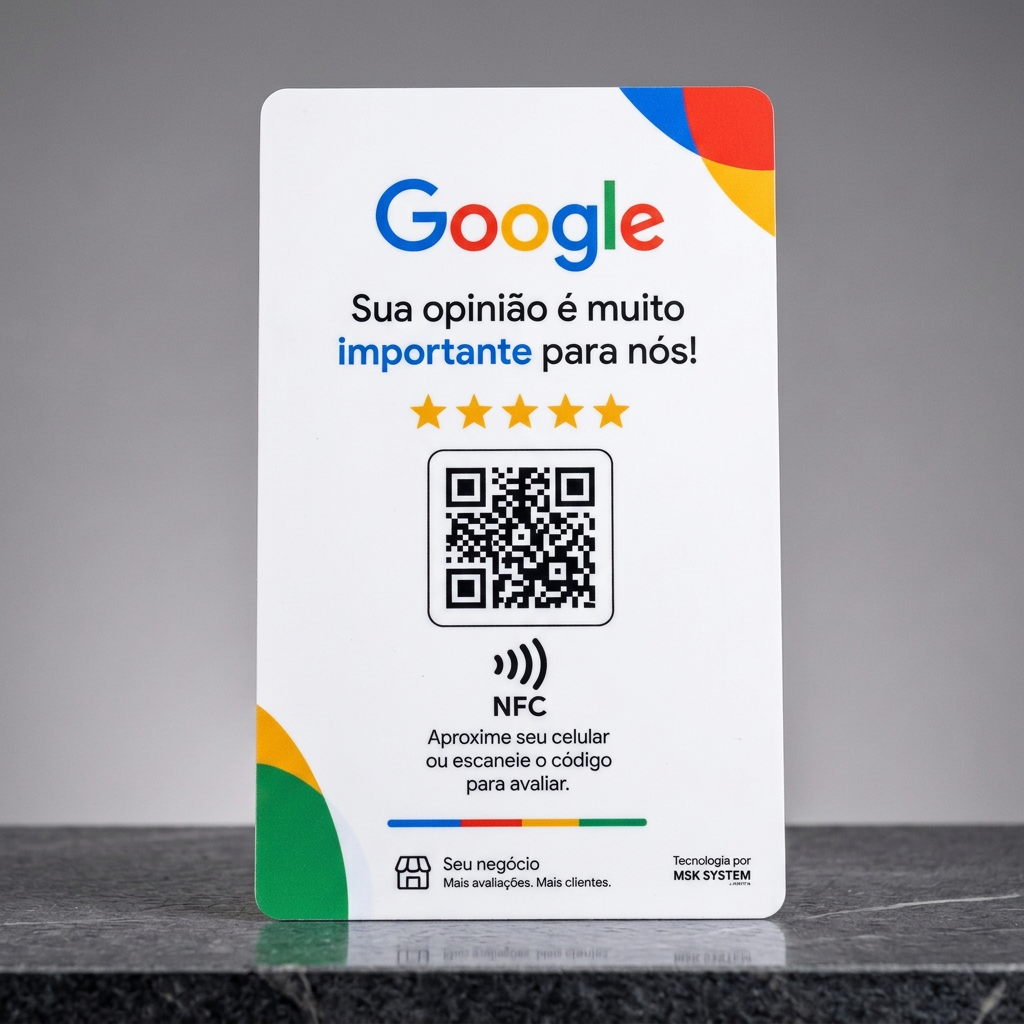 Cartão NFC branco